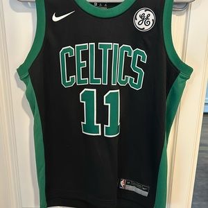 Youth size medium, Kyrie Irving, Nike black and green Celtics jersey